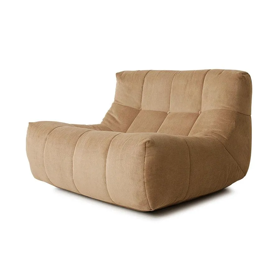 Scaun lounge maro din poliester Lazy HKliving