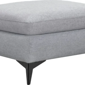 Taburet Place Style Theron, gri deschis, 70x61 cm