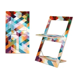 Scaun pliabil Criss Cross Red
