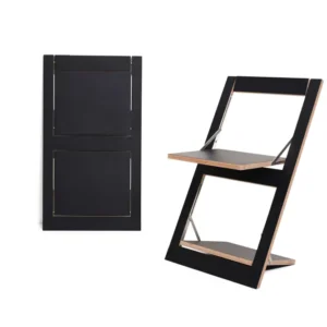 Scaun pliabil lemn, Black