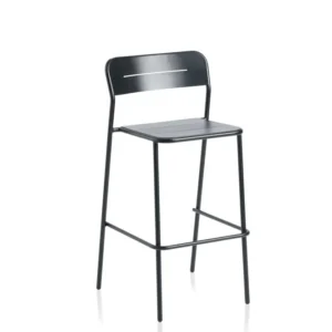 Scaun bar, metal Nero