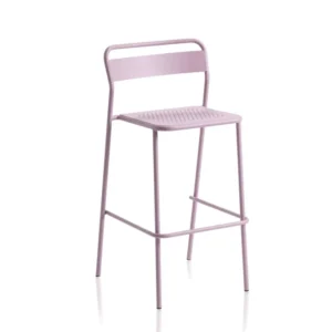 Scaun bar, metal Nero Plus