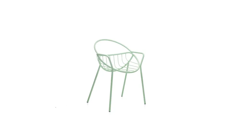 Scaun metal pentru exterior, Nuvoletta