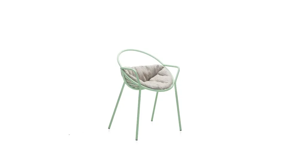 Scaun metal pentru exterior, Nuvoletta
