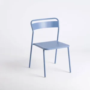 Scaun minimalist, metal Nero Plus