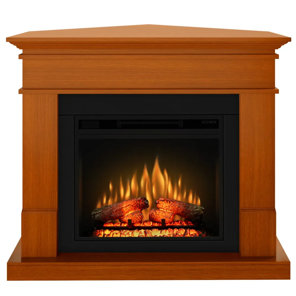 Semineu electric Ecoflame Lisabona PRO cu colt - Cires