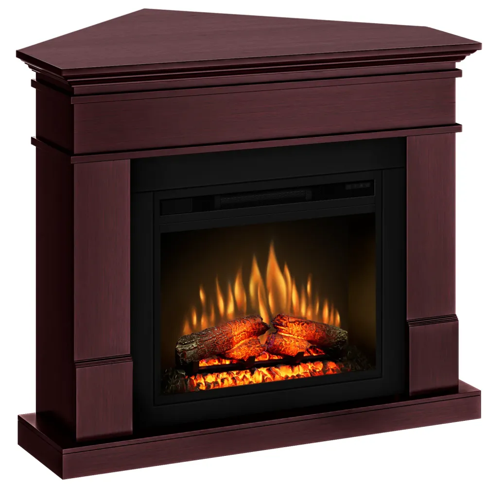 Semineu electric Ecoflame Lisabona PRO cu colt - Mahon