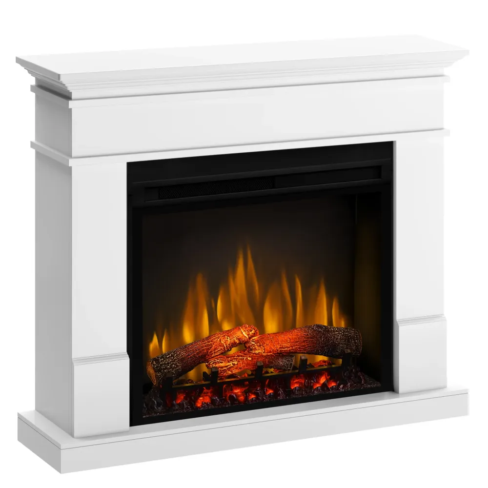 Semineu electric Lisabona Dimplex Optiflame XHD28 cu sunet - Alb