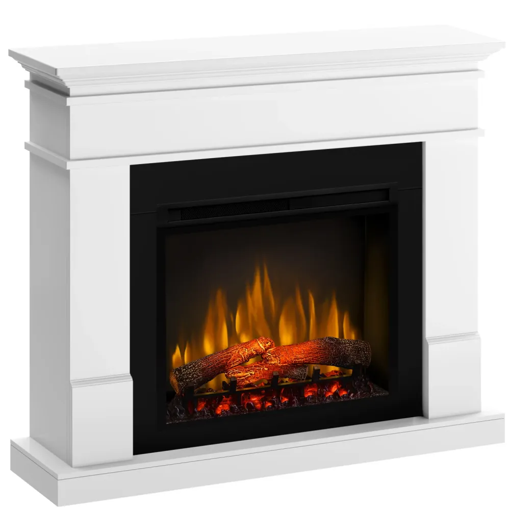 Semineu electric Lisabona Premium Dimplex XHD28 si sunet - Alb