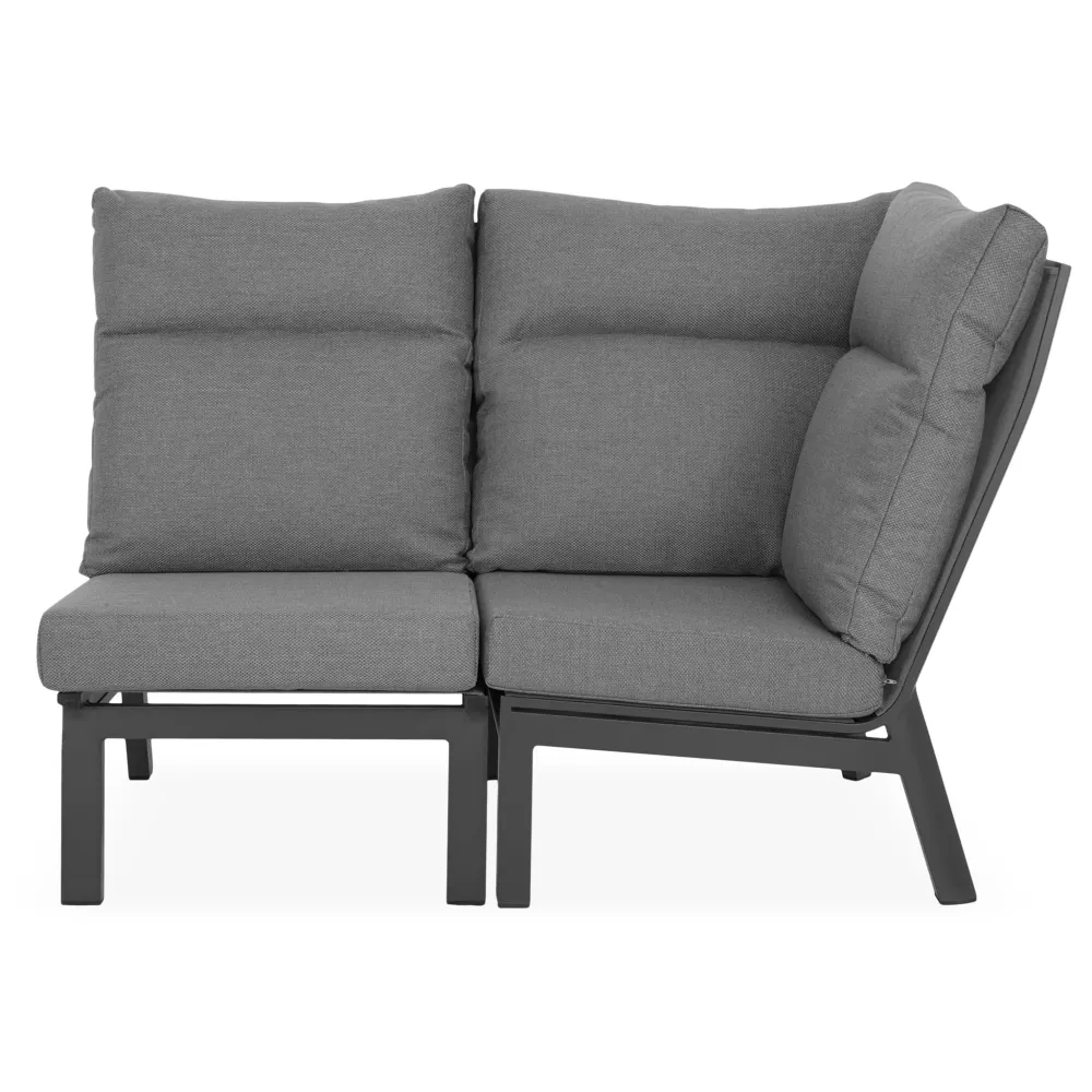 SALZBURG Set mobilier terasă/grădină, element colț și element central