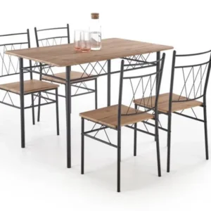 Set masa si 4 scaune FAUST, stejar