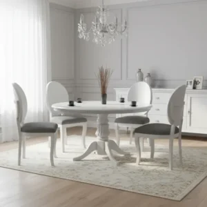 Set masa WILLIAM cu 4 scaune VERDI