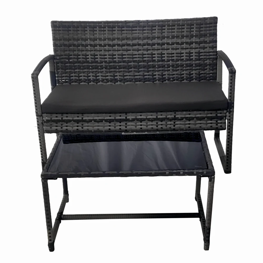 Set mobilier terasa PROFESIONAL KLUGMEISTER KJF4965 canapea + 2 fotolii + masa