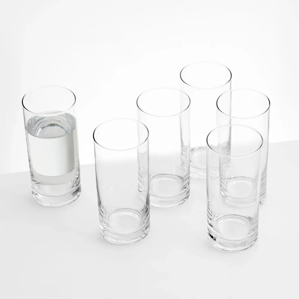 BALANCE Set 6 pahare diverse băuturi, sticlă, 300ml