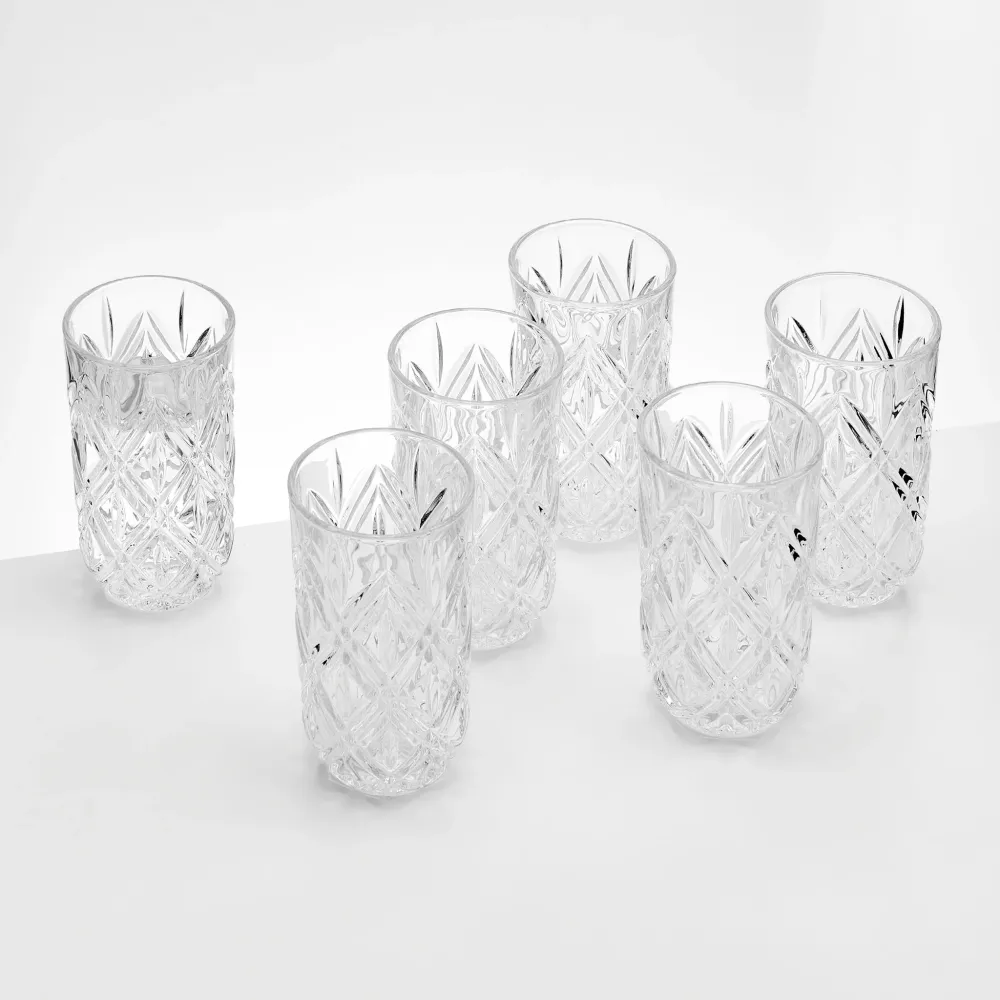 MAISIE Set 6 pahare diverse băuturi, 350ml