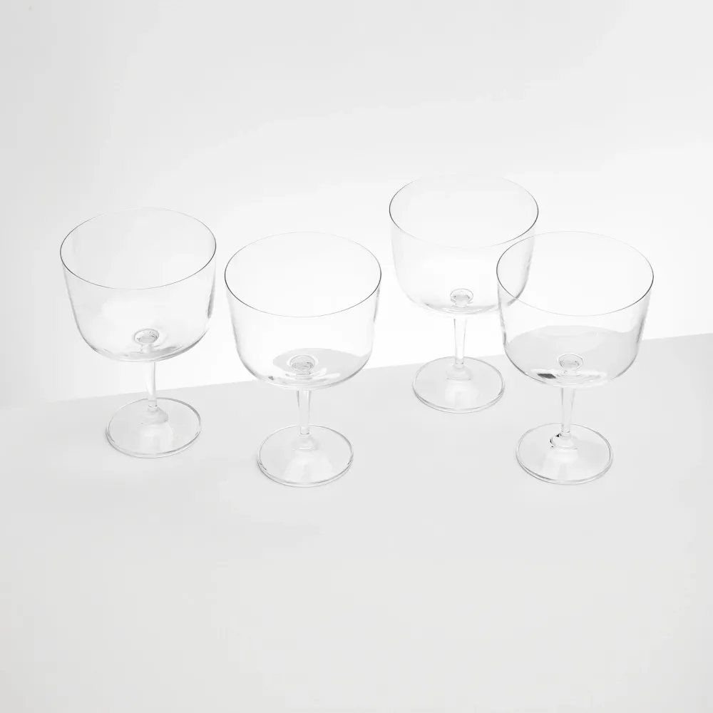 ROMA Set 4 pahare desert, sticlă, 450ml