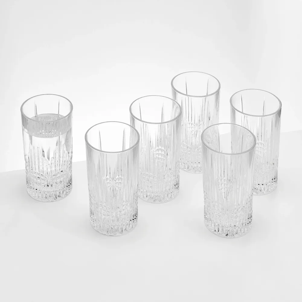 VIBES Set 6 pahare diverse băuturi, 350ml