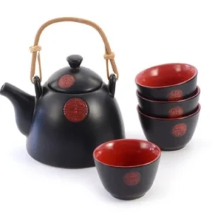 Serviciu de ceai ceramic din 5 piese "Hidchi"