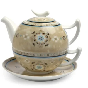Set de ceai Casablanca din porcelană fină din 3 piese, 350 ml