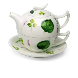 Set de ceai din 3 piese din porcelană fină Prima Vera