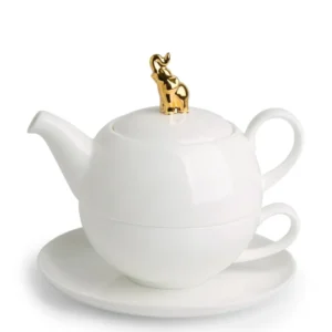 Set de ceai din 3 piese Indira Golden Elephant