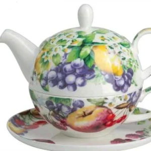 Set de ceai din porcelană fină din 3 piese Franzi