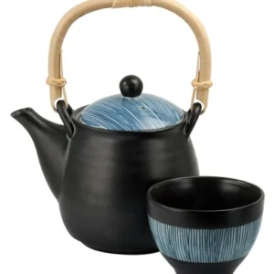 Set de ceai japonez Burakku din 3 piese