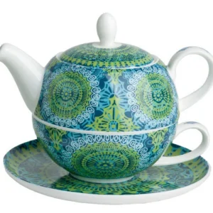Set de ceai Nanji din 3 piese din porcelană fină