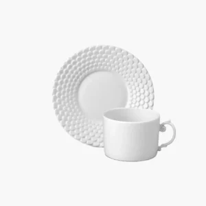 Set cești și farfurii pentru ceai Aegean White