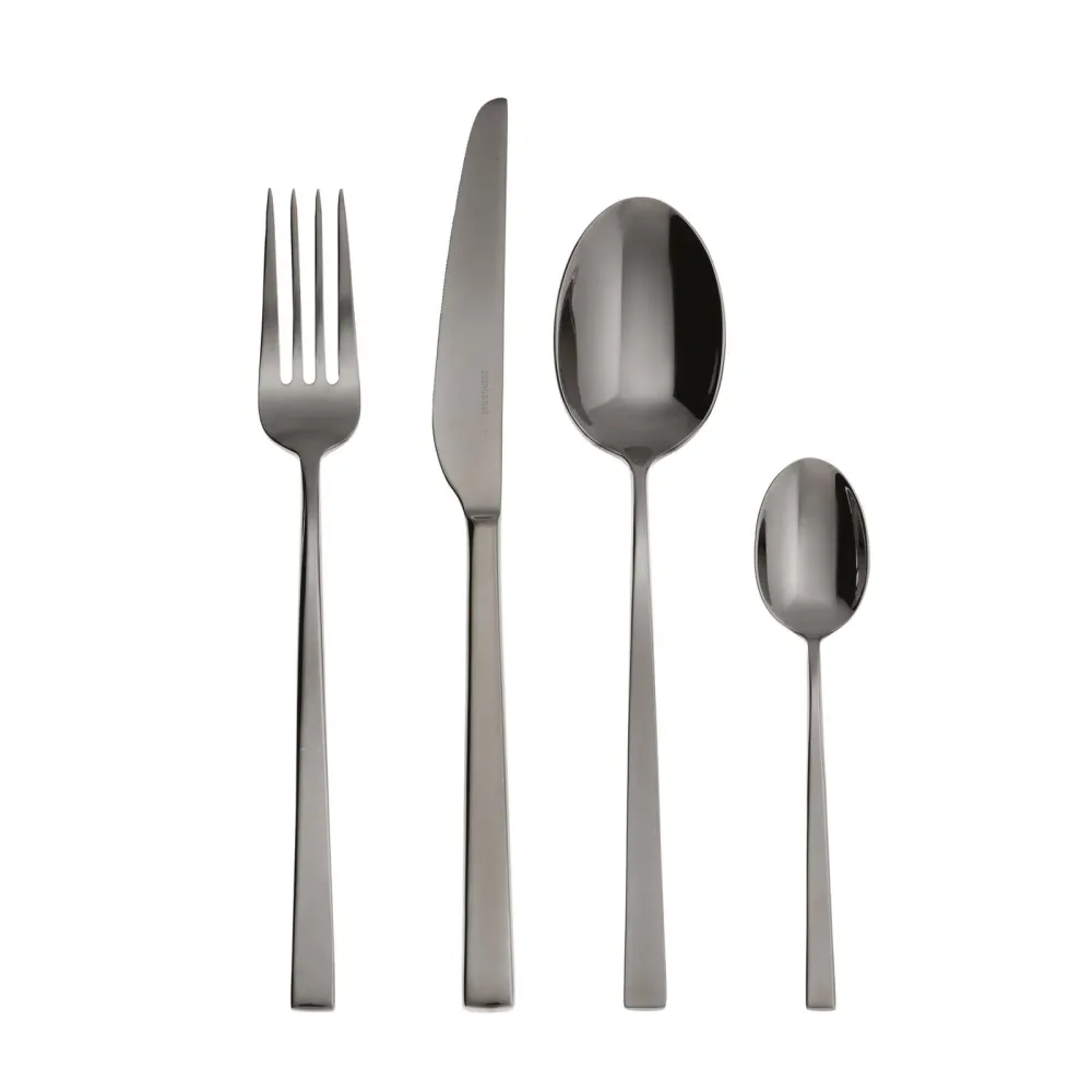 Set de tacâmuri 24 piese Linea Q Black