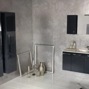 Set mobilier baie complet Arthema Vanity Line 96x50xH54 cm, antracit