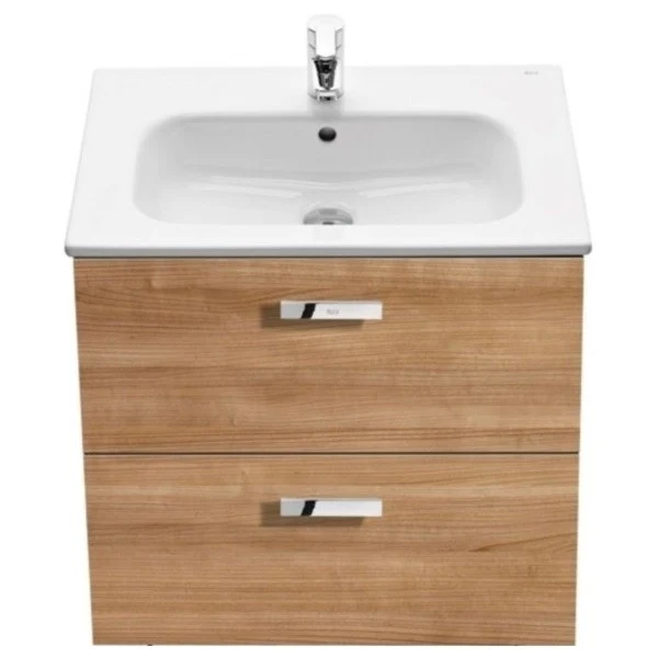 Set mobilier baie (masca si lavoar) Roca Victoria Basic 60x46xH57 cm, bej