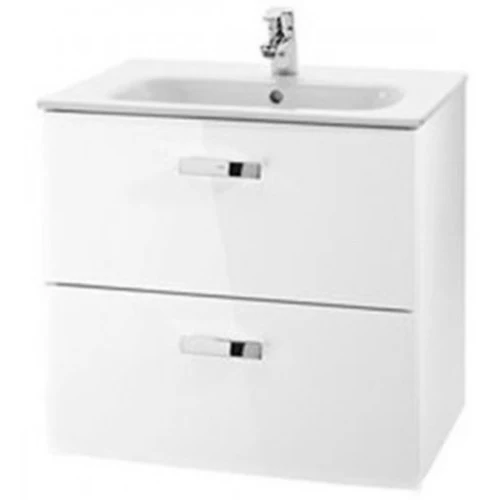 Set mobilier baie (masca si lavoar) Roca Victoria Basic 70x46xH57 cm, alb