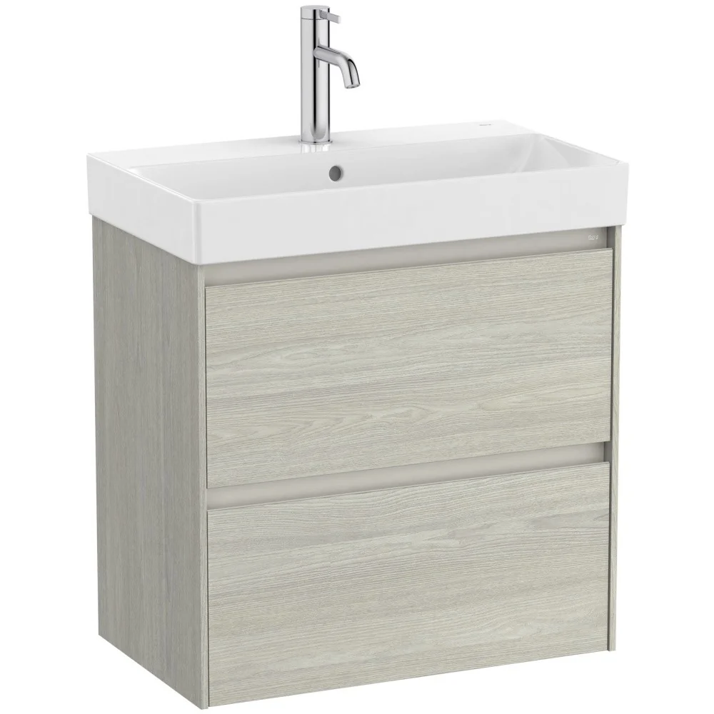 Set mobilier baie (masca si lavoar) Roca Ona 60x36xH65 cm, bej