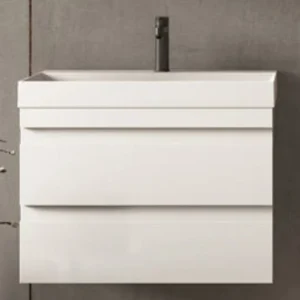 Set mobilier baie (masca cu 2 sertare si lavoar) Kolpa San Naomi 60x45xH44 cm, alb