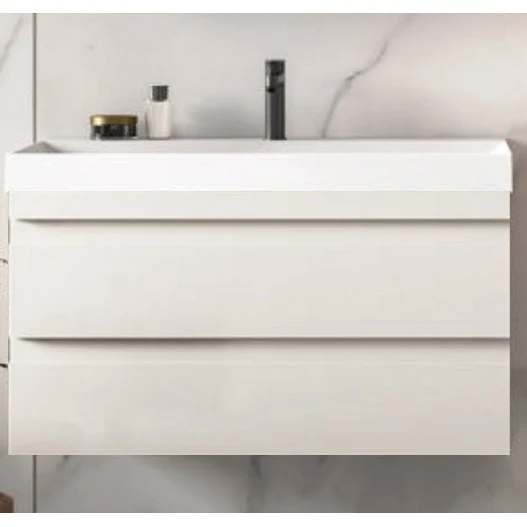 Set mobilier baie (masca cu 2 sertare si lavoar) Kolpa San Naomi 70x45xH44 cm, alb