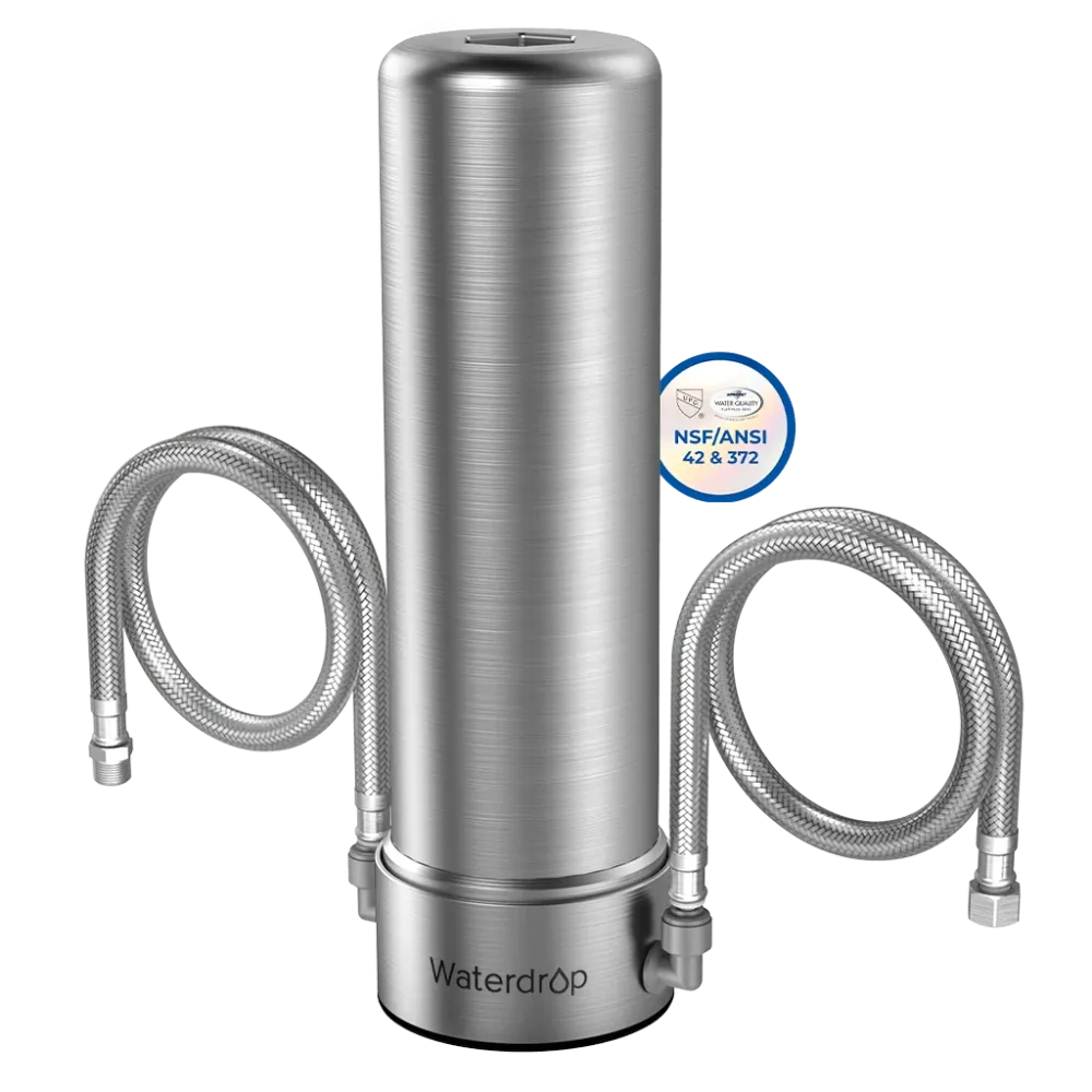 Filtru de apă sub chiuvetă cu conectare directă din oțel inoxidabil cu 5+1 trepte AS13