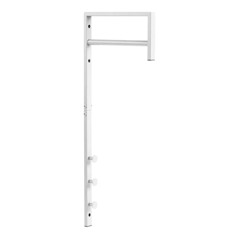 Trento suport de haine din metal, alb 3x30x82 cm