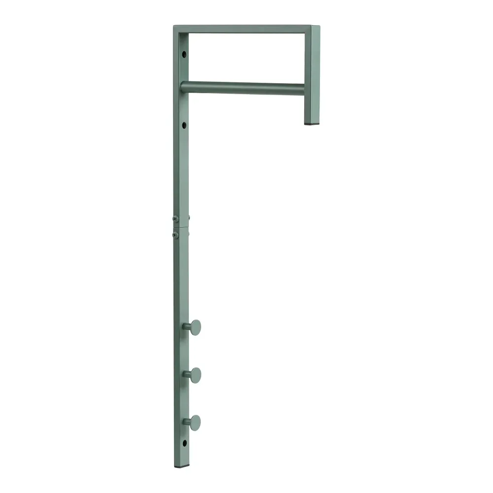 Trento Suport pentru haine, din metal, verde 3x30x82 cm