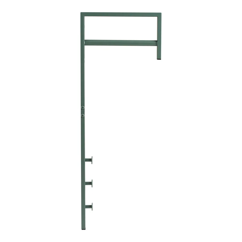 Trento Suport pentru haine, din metal, verde 3x30x82 cm