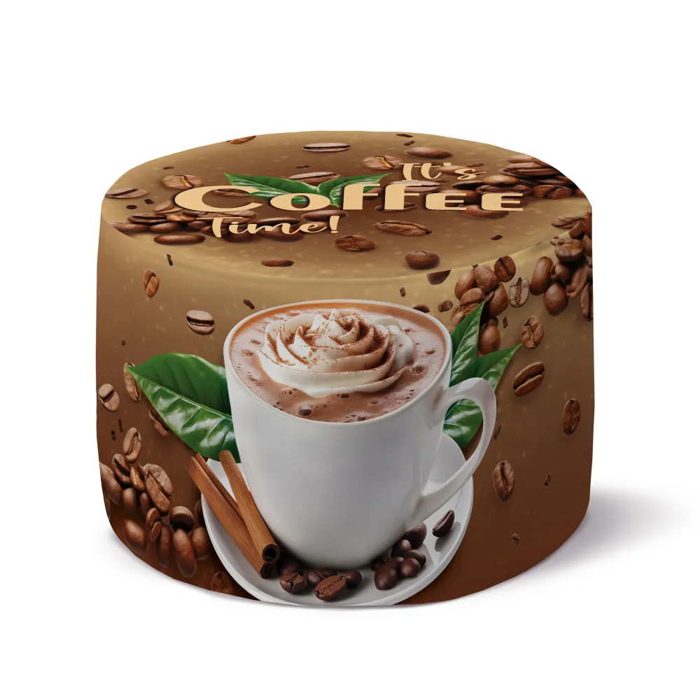 Este timp de cafea rotund footstool