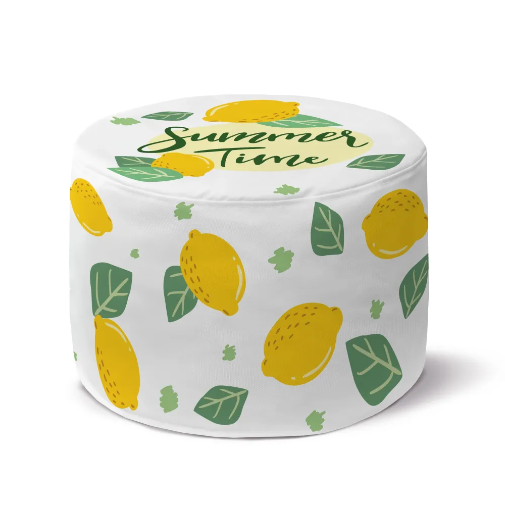 Fotoliu rotund Lemon Summer Time