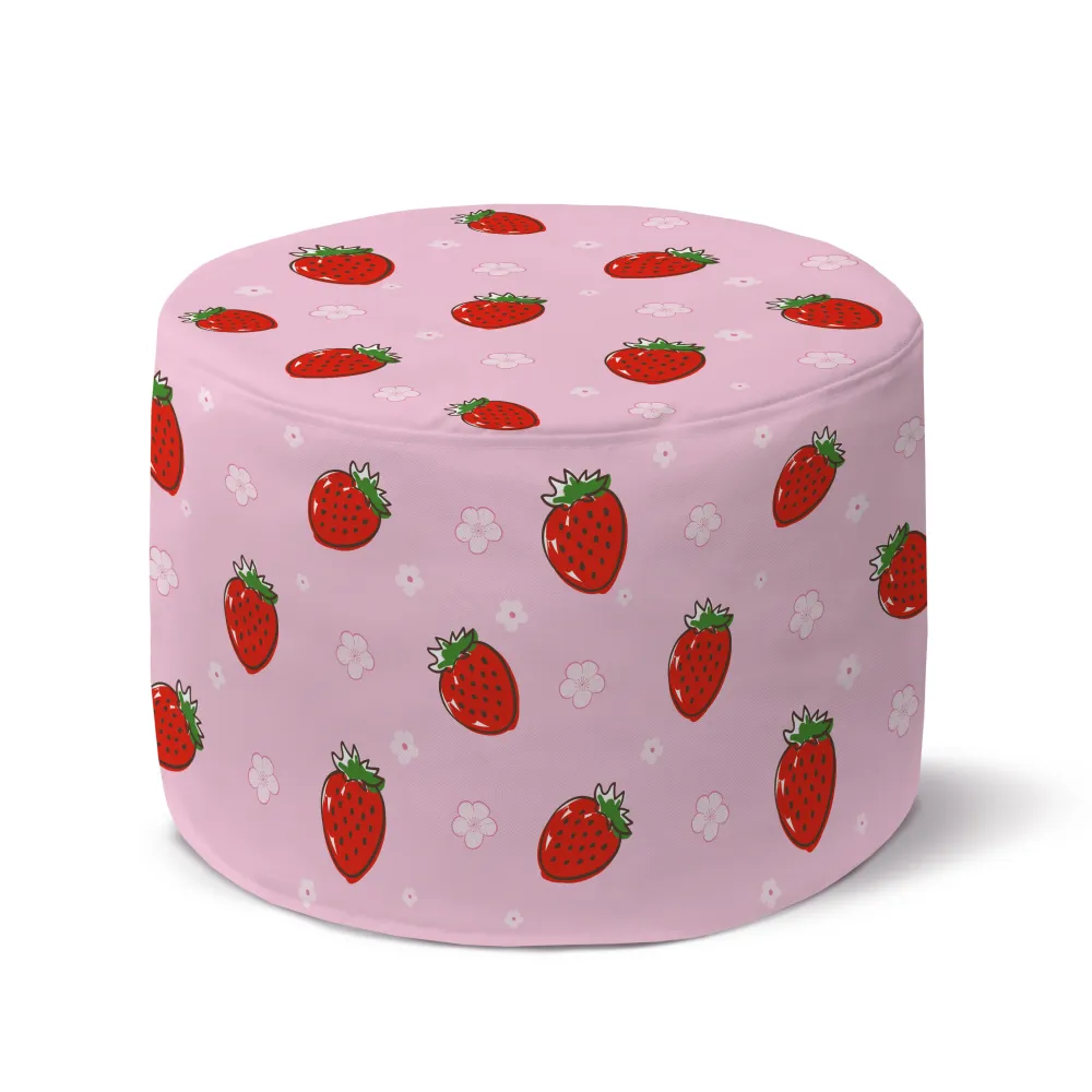 Strawberry taburet de picioare rotund