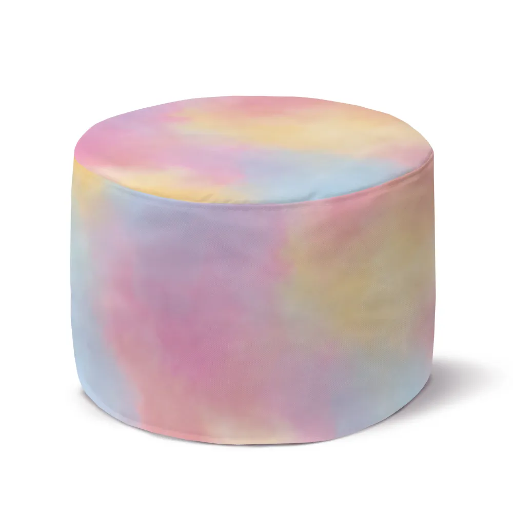 Tie Dye taburet rotund pentru picioare