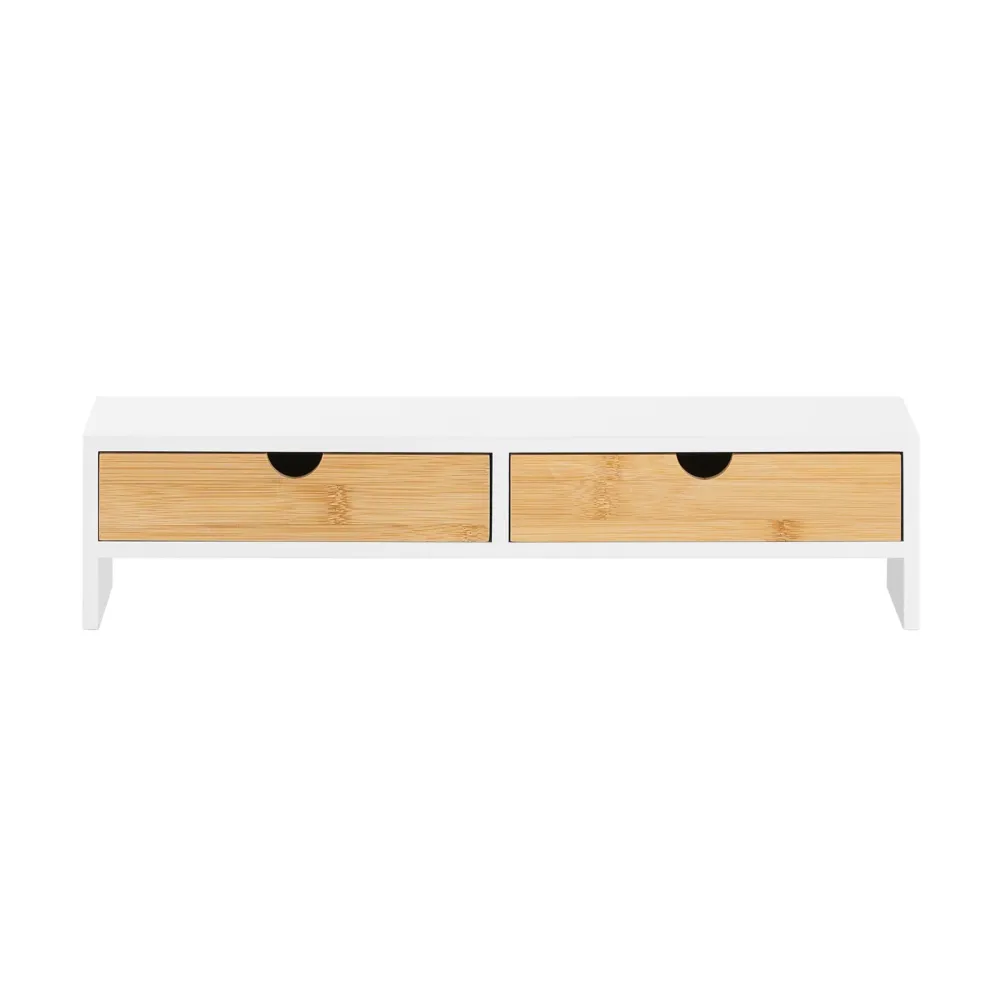 Pre-sare SoBuy Suport monitor cu sertare 47x18x11cm BBF02-WN
