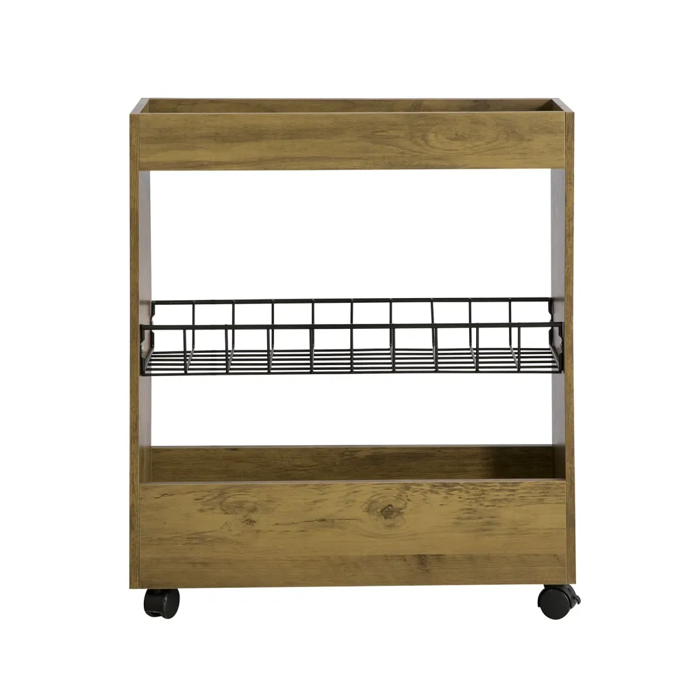 SoBuy Cărucior cu economie de spațiu 60x20x70cm BZR46-N