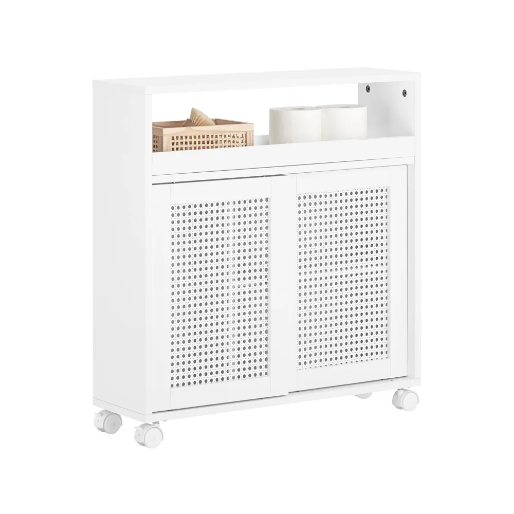 SoBuy Dulap cu cărucior cu economie de spațiu 65x20x70cm BZR119-W