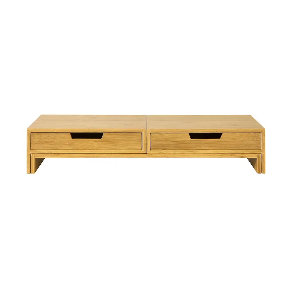SoBuy Suport monitor din bambus 60x22x11cm BBF04-N