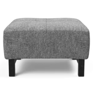 Taburet otoman Bifrost D.E.L. Twist Charcoal 65x65cm
