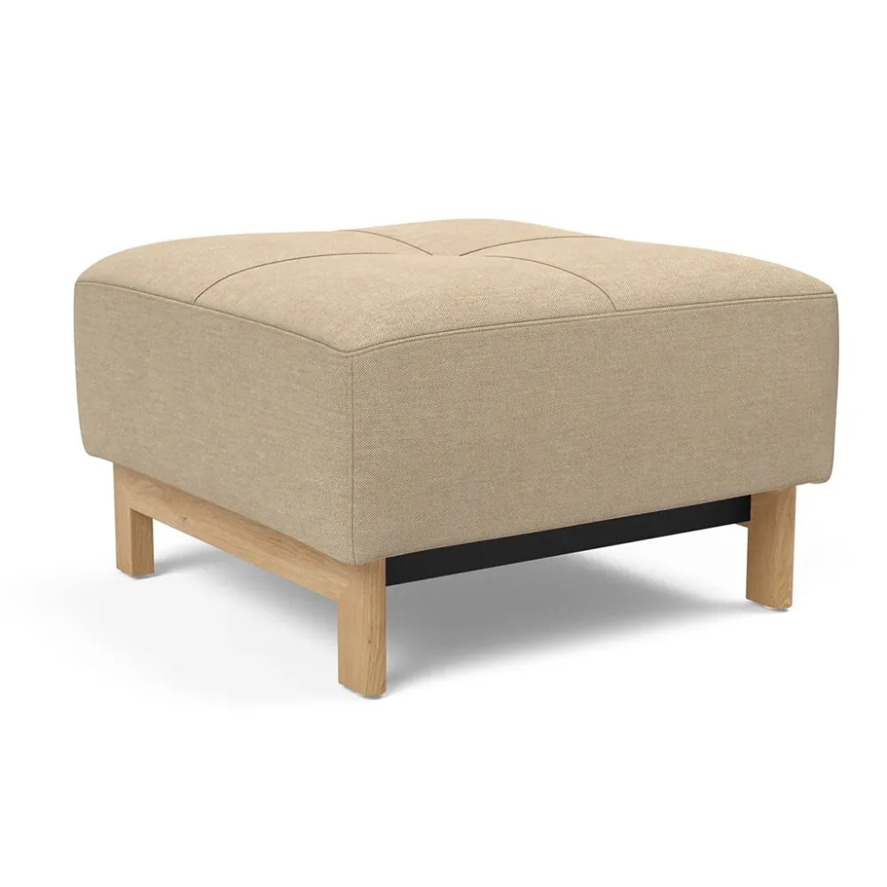 Taburet otoman Pyxis Phobos Mocha 65x65cm